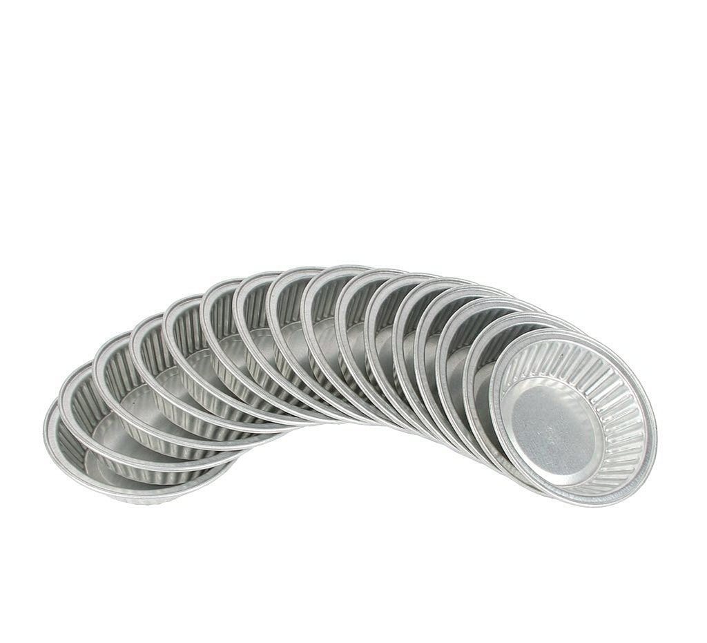 12 Packs Egg Tart Mold, Size 2.6 x 0.9inch, Cupcake Cake Muffin Mold Tin Pan Baking Tool, Carbon Steel — AmyTalk